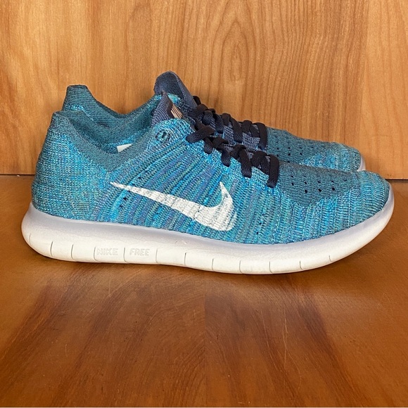 Nike Shoes - Women’s 7 Nike Free RN Flyknit Blue SEF1527